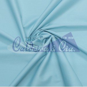 Tecido Tricoline Silky Lisa cor - 3973 (Turquesa)